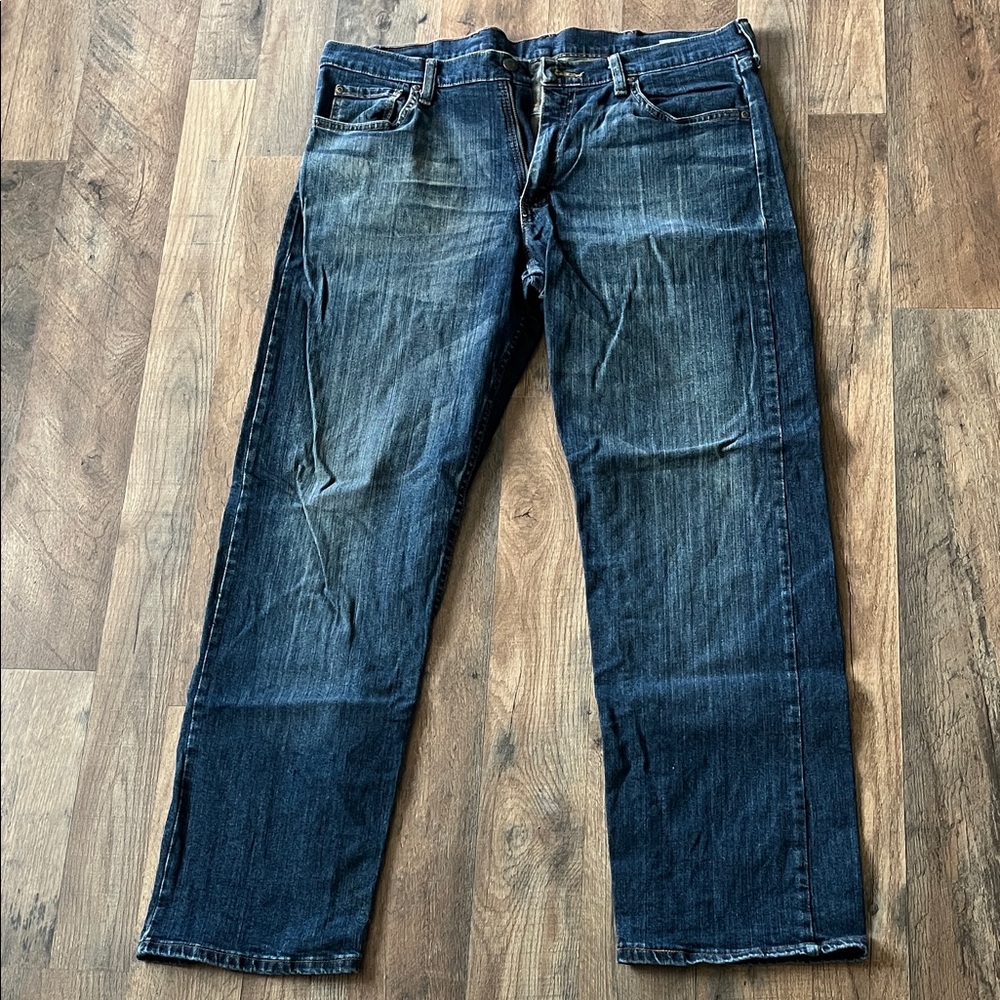 Wrangler Dark Blue Straight Jeans